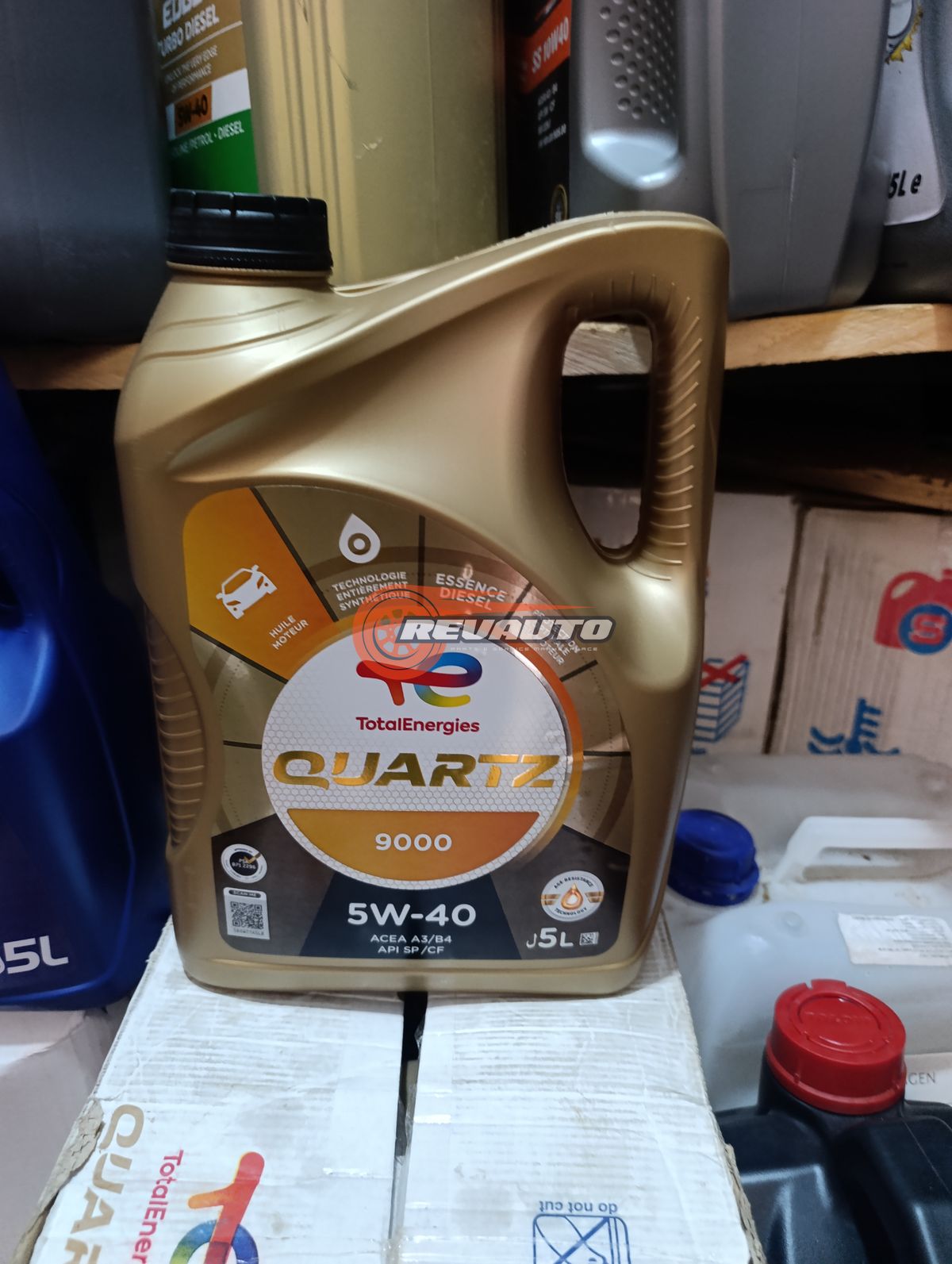 Huile total quartz 5w40