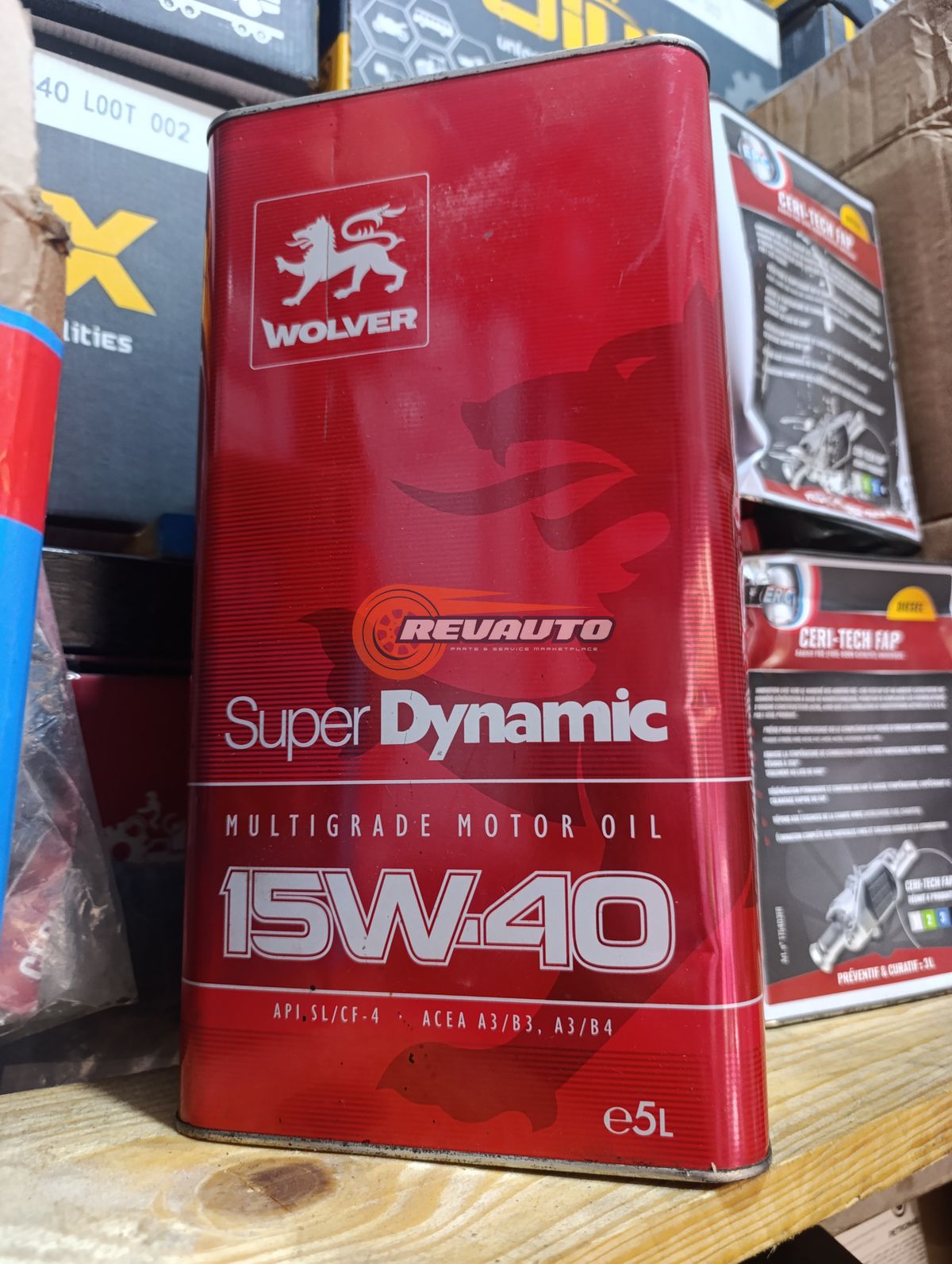 huile wolver super dynamic 15w40