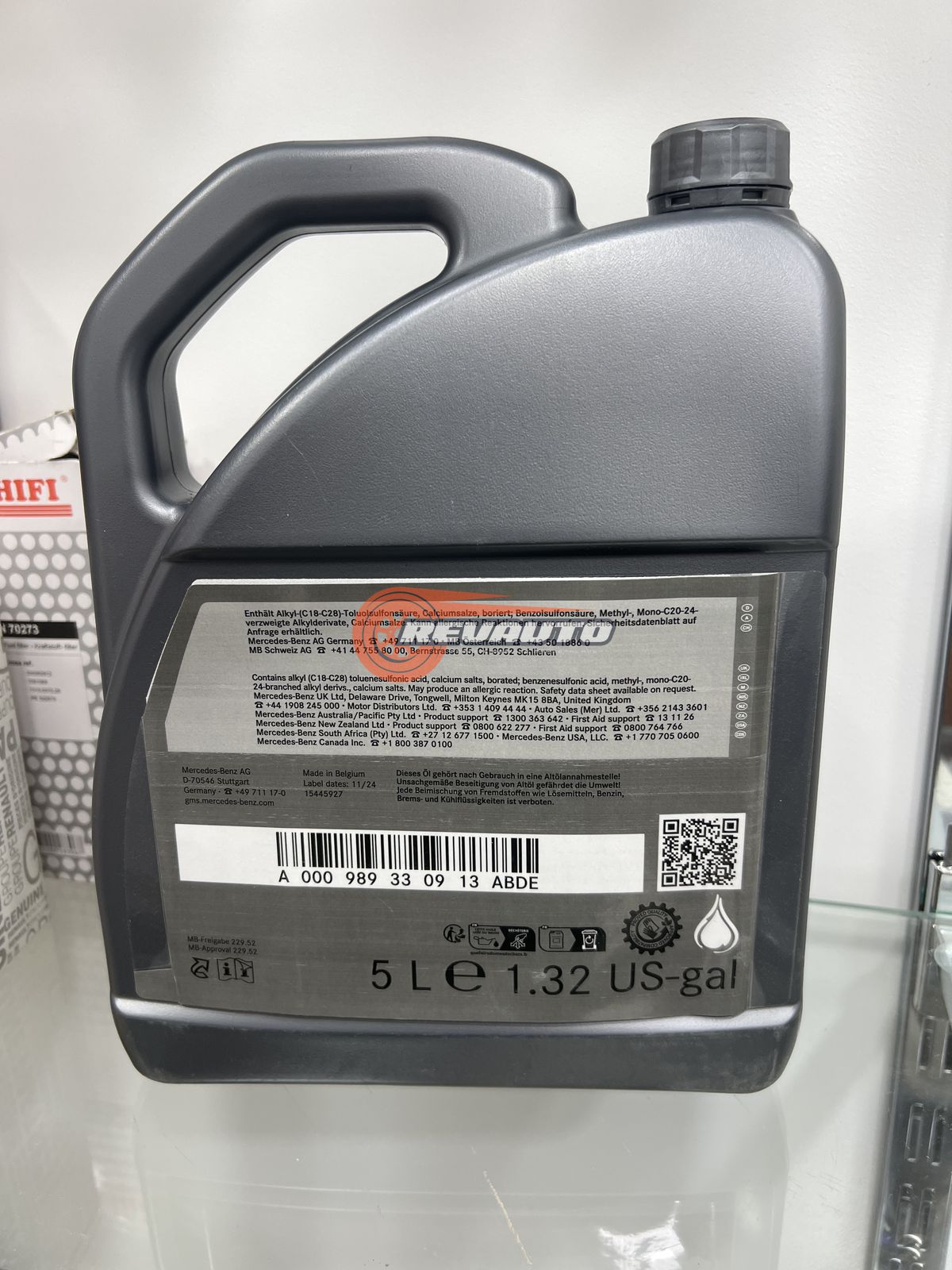 Mercedes 5w30 5L mb 229.52
